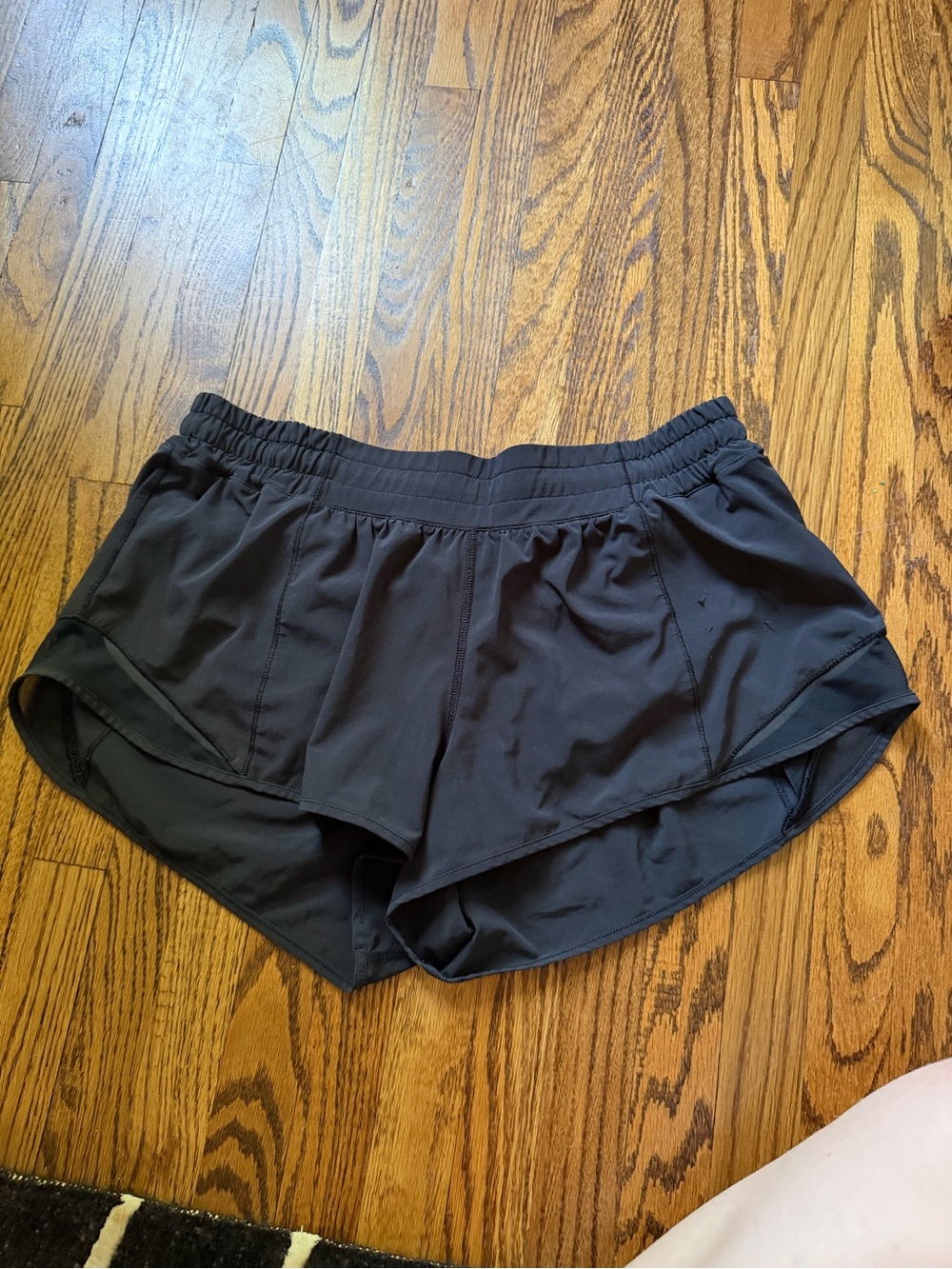 lululemon athletica Black Layered Running Shorts